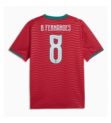 Portugal Bruno Fernandes #8 Replika Hemmatröja VM 2026 Kortärmad